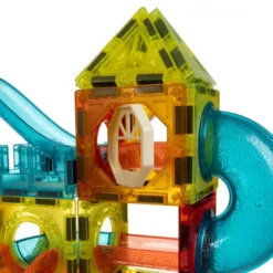 Magnetklotsid - valgustusega pallirada (75 osa) Soodukas.Com