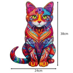 Puidust erikujuliste tükkidega pusle (130 osa) Soodukas.Com