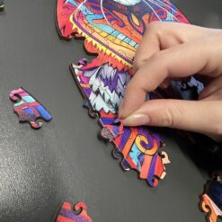 Puidust erikujuliste tükkidega pusle (130 osa) Soodukas.Com