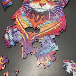 Puidust erikujuliste tükkidega pusle (130 osa) Soodukas.Com