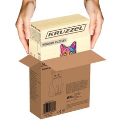 Puidust erikujuliste tükkidega pusle (130 osa) Soodukas.Com