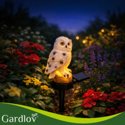 Päikeseenergial öökulli aiavalgusti Soodukas.Com