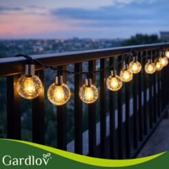 Päikesepatareiga valguskett 7m/50led Soodukas.Com