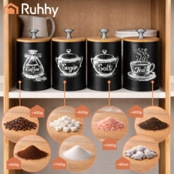 Õhukindlad köögipurkide komplekt Soodukas.Com