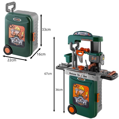 Tööriistakomplekt lastele - tööriistad + töölaud-hoiukohver – Soodukas.Com Tööriistakomplekt lastele - tööriistad + töölaud-hoiukohver - Image 3