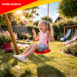 Punane laste kiik köitega Soodukas.Com