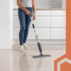 Põrandapesumopp pihustiga + 2 mikrofiiber lappi Soodukas.Com