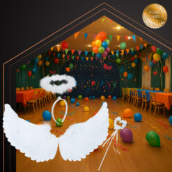 Ingli kostüüm - ingli tiivad + oreool + võlukepp Soodukas.Com