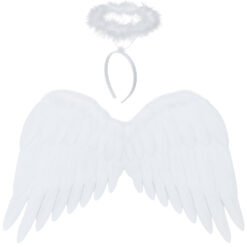 Ingli kostüüm - ingli tiivad + oreool