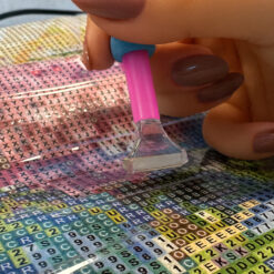 Teemanditikand - 5D teemantmosaiik "Hortensiad vaasis" Soodukas.Com