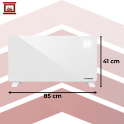 Elektriradiaator 2300–2500W - klaasradiaator WiFi ja kaugjuhtimisega Soodukas.Com