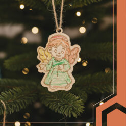 Värvitavad puidust jõuluehted 24tk Soodukas.Com