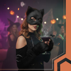 Loomakostüüm - karvane kassikostüüm, musta pantri kostüüm Soodukas.Com