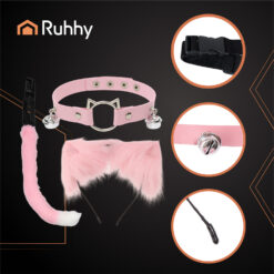 Roosa kassi kostüüm Soodukas.Com