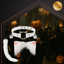 Valge kassi kostüüm Soodukas.Com