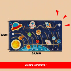 Puidust motoorika- ja õppemäng "Päikesesüsteem" Soodukas.Com