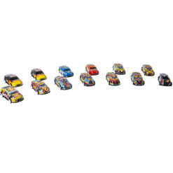 50tk mudelautode komplekt koos hoiukastiga Soodukas.Com