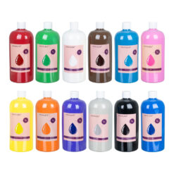 Plakativärvid 12 x 1000 ml Soodukas.Com