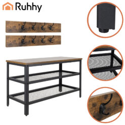 Esikumööbel - jalatsiriiul-pink + nagid  Soodukas.Com