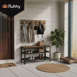 Esikumööbel - jalatsiriiul-pink + nagid  Soodukas.Com