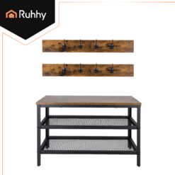 Esikumööbel - jalatsiriiul-pink + nagid  Soodukas.Com