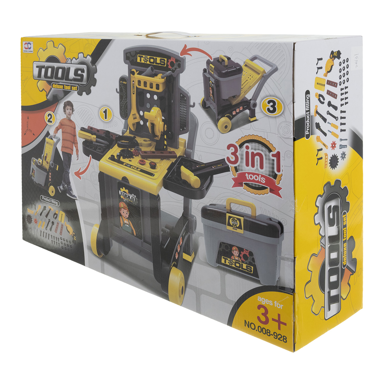 3in1 mängutöökoda + 59-osaline tööriistakomplekt kohvris – Soodukas.Com 3in1 mängutöökoda + 59-osaline tööriistakomplekt kohvris - Image 3