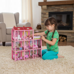 Nukumaja koos mööbli ja nukuga Soodukas.Com