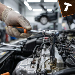 56-osaline 1/4" padrunvõtmete ja otsikute komplekt kohvris Soodukas.Com