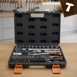 72-osaline tööriistakomplekt kohvris - padrunvõtmete ja otsikute komplekt – Soodukas.Com 72-osaline tööriistakomplekt kohvris - padrunvõtmete ja otsikute komplekt Soodukas.Com