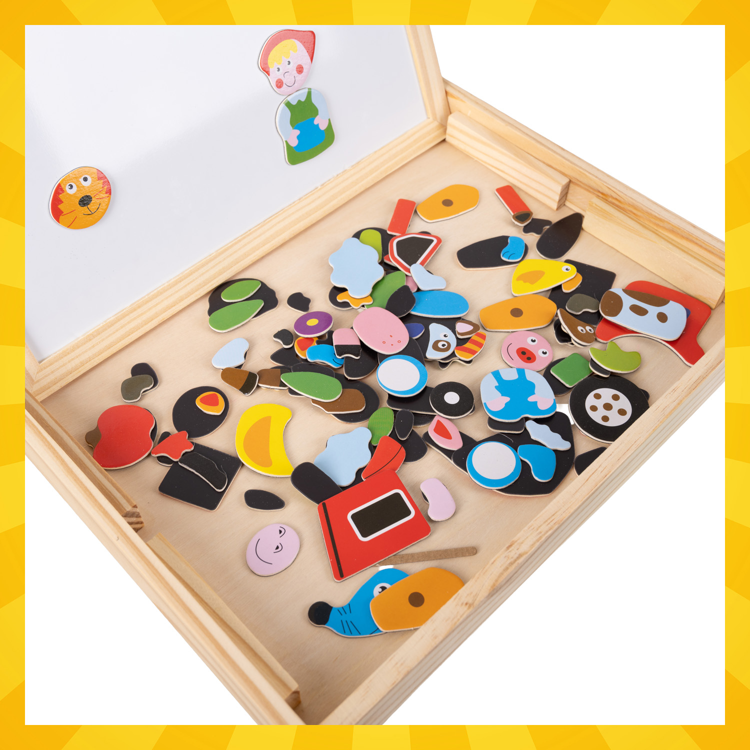 Kahepoolne joonistustahvel + 108 magnetit ja tarvikud – Soodukas.Com Kahepoolne joonistustahvel + 108 magnetit ja tarvikud - Image 13