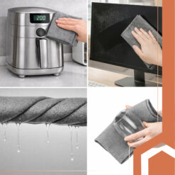 Triibuvabad mikrofiiberlapid akendele ja klaasile 30x40cm, 3tk Soodukas.Com