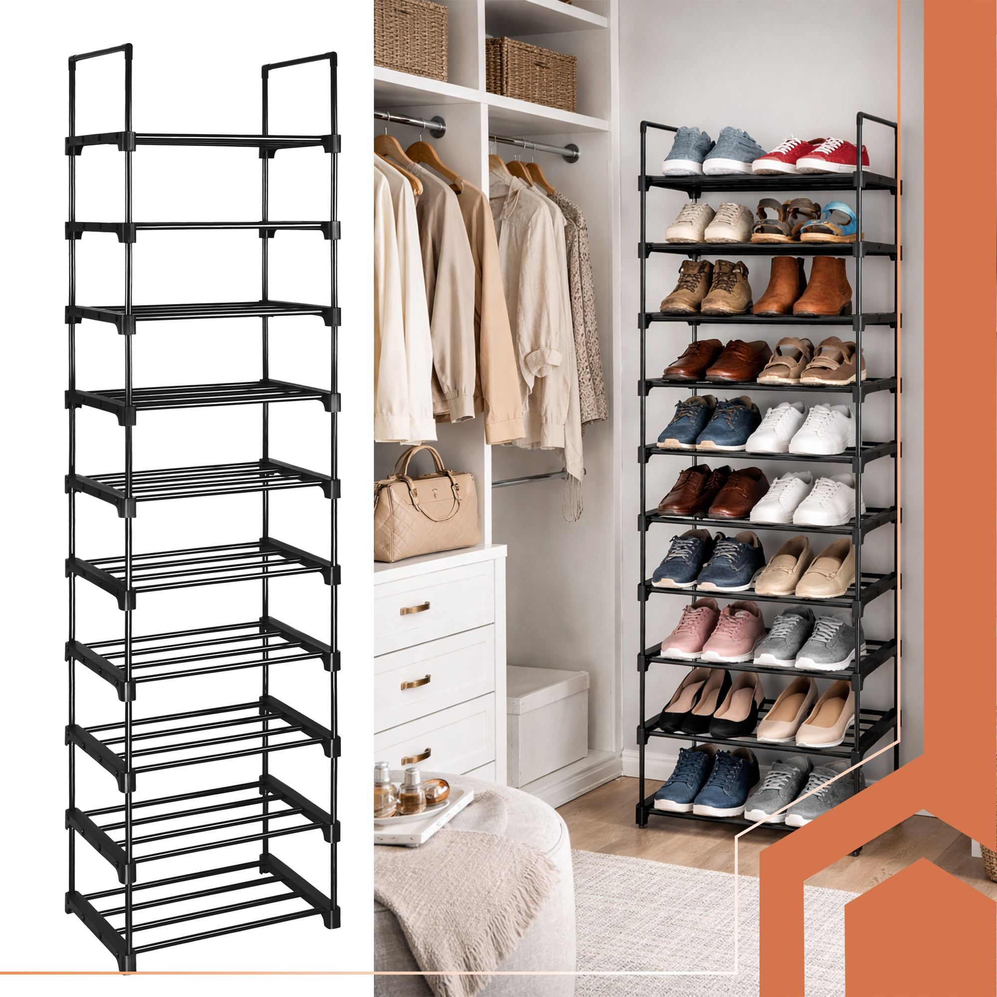 10-tasandiline modulaarne jalatsiriiul – Soodukas.Com 10-tasandiline modulaarne jalatsiriiul - Image 19