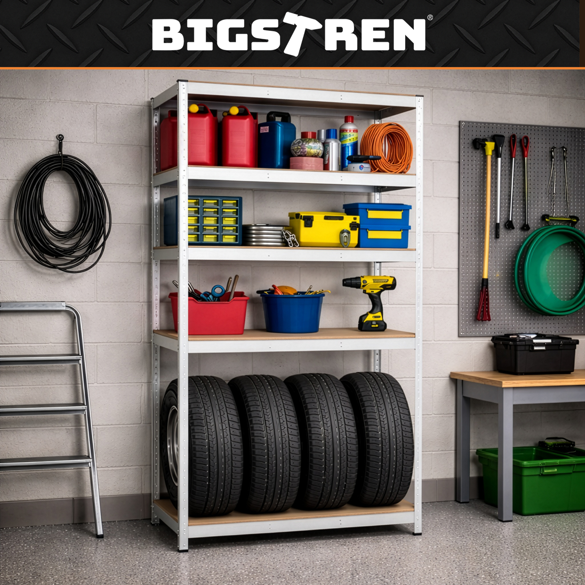 Metallist laoriiul 5 tasapinnaga 180x100x60cm – Soodukas.Com Metallist laoriiul 5 tasapinnaga 180x100x60cm - Image 22