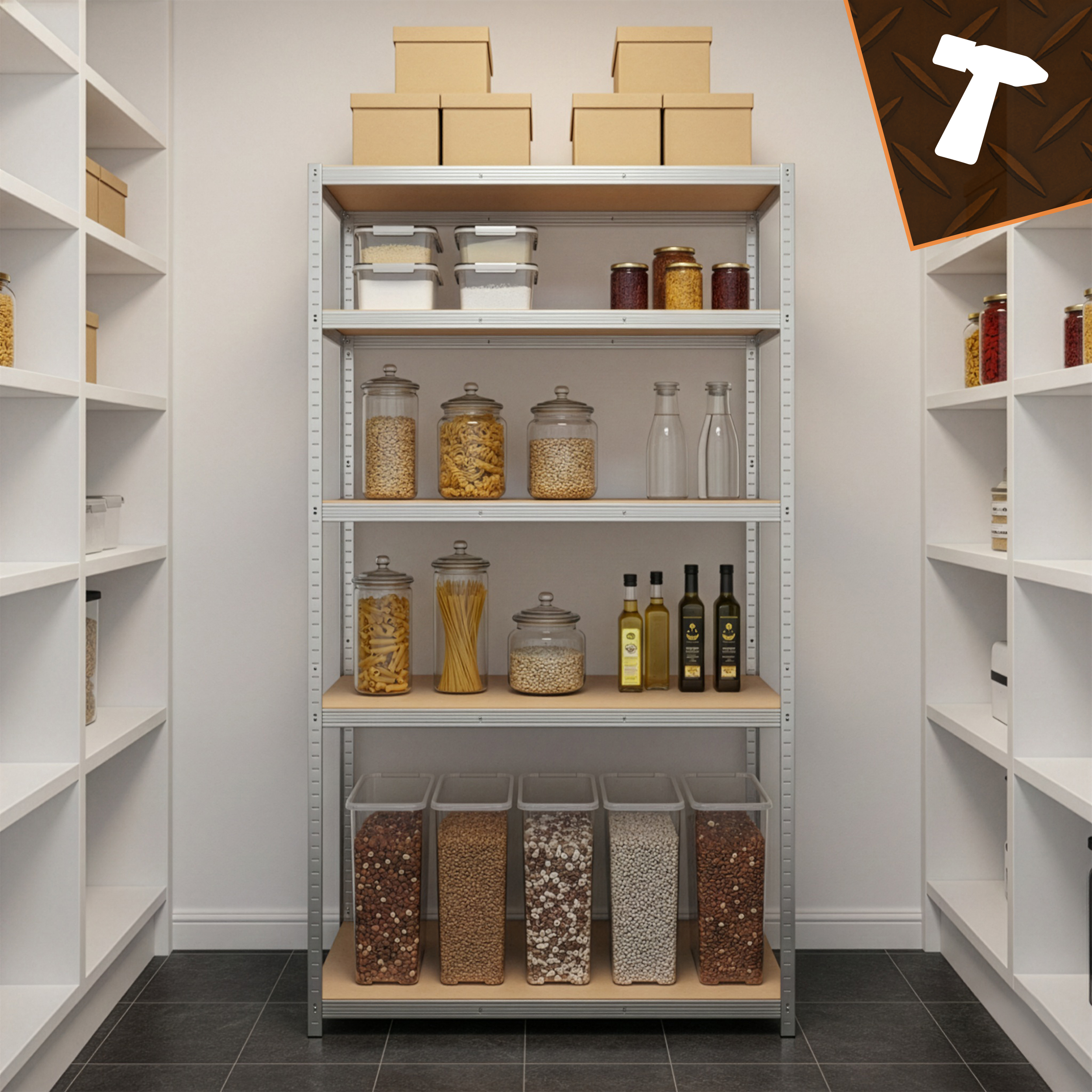 Metallist laoriiul 5 tasapinnaga 180x100x60cm – Soodukas.Com Metallist laoriiul 5 tasapinnaga 180x100x60cm - Image 25