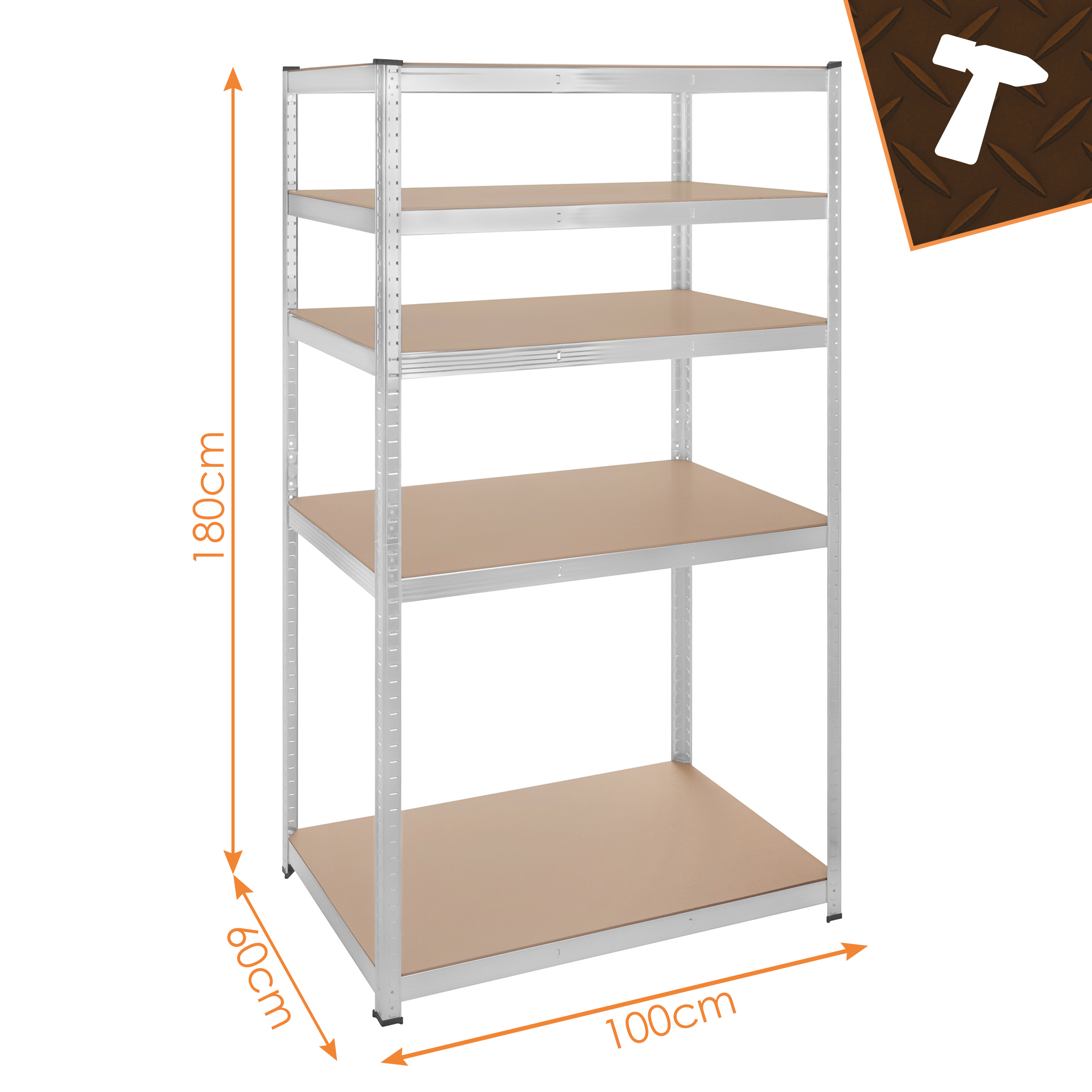 Metallist laoriiul 5 tasapinnaga 180x100x60cm – Soodukas.Com Metallist laoriiul 5 tasapinnaga 180x100x60cm - Image 31