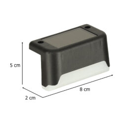 Päikesepaneeliga trepivalgustid 8tk Soodukas.Com