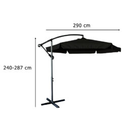 Päikesevari külgtoega 290cm Soodukas.Com
