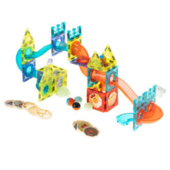 Magnetklotsid - 75-osaline pallirada valguselementidega  Soodukas.Com