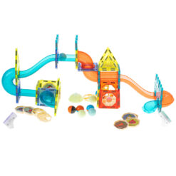 Magnetklotsid - 75-osaline pallirada valguselementidega  Soodukas.Com