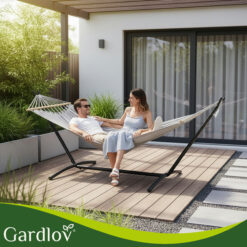 Kahekohaline võrkkiik raamiga 200x150cm Soodukas.Com