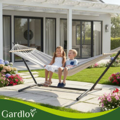 Kahekohaline võrkkiik raamiga 200x150cm Soodukas.Com