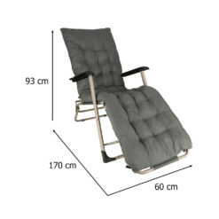 Kokkupandav lamamistool reguleeritava seljatoe ja pehme kattega Soodukas.Com