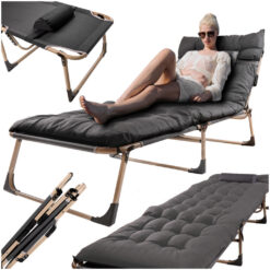 Kokkupandav välilaagrvoodi lehtriga