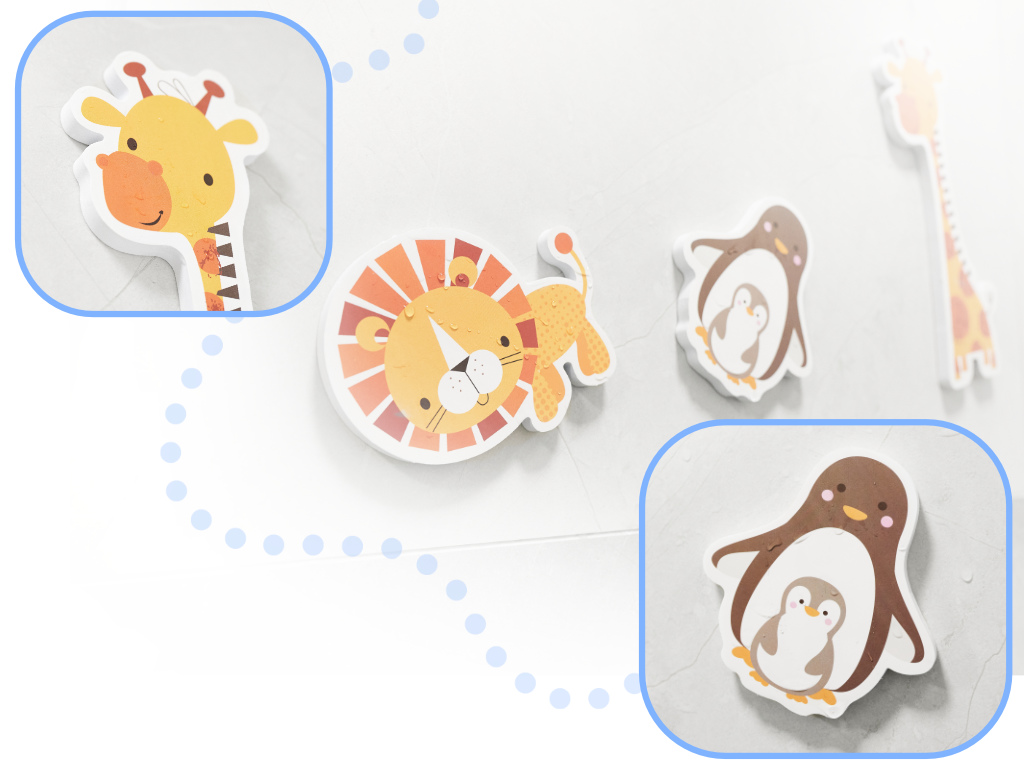 Vannimänguasi - vahtkleepsud loomadega 18tk – Soodukas.Com Vannimänguasi - vahtkleepsud loomadega 18tk - Image 6