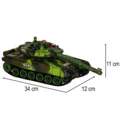 Kaugjuhitav lahingutank heli- ja valgusefektidega Soodukas.Com