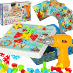 261-osaline konstruktor kruvikeerajaga