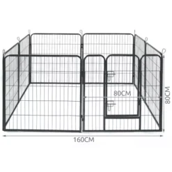 Playpen - animal cage 80x80cm Malatec 23769 Soodukas.Com