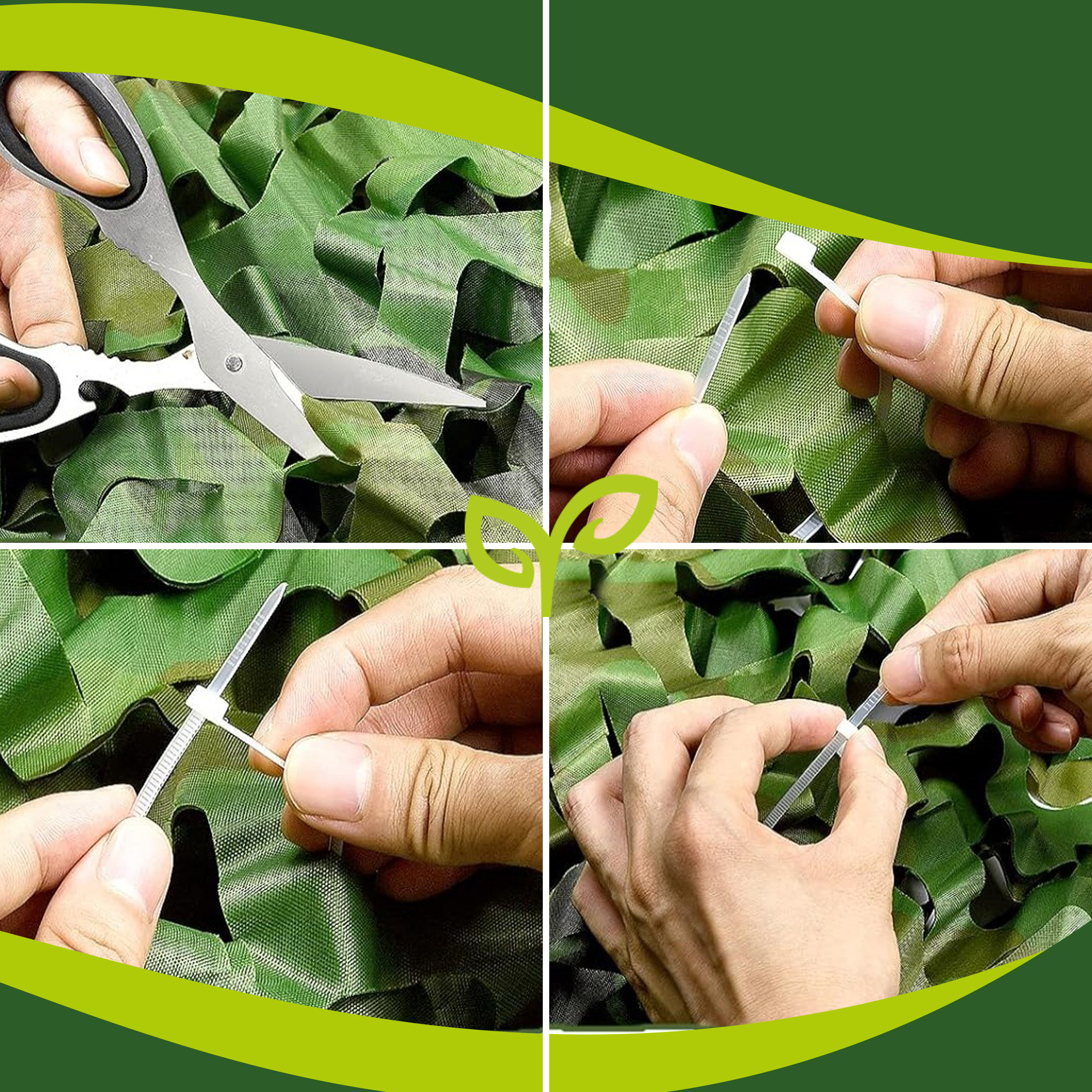 Kamuflaažvõrk 4×6m + 100 kinnitust – Soodukas.Com Kamuflaažvõrk 4×6m + 100 kinnitust - Image 9