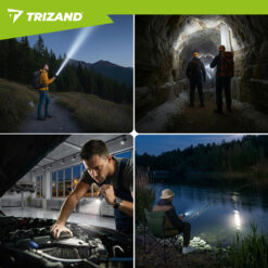 Taktikaline laetav COB LED taskulamp 1500lm Soodukas.Com