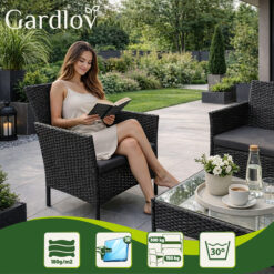 Aiamööbli komplekt – diivan, 2 tugitooli ja laud Soodukas.Com